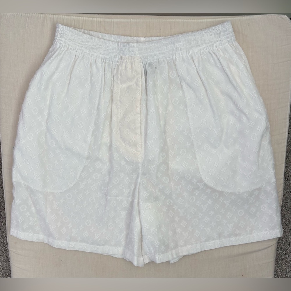 Louis Vuitton White Athletic Shorts